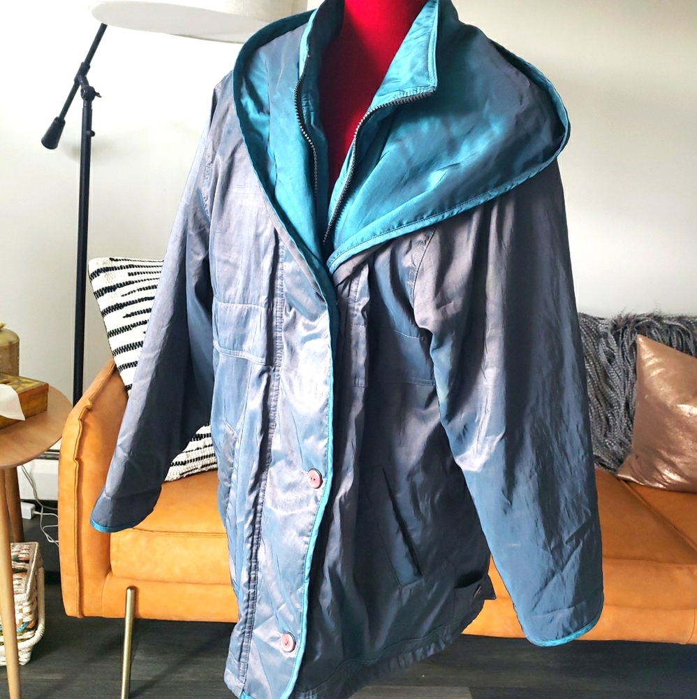 Forecaster Of Boston Vintage 90's Teal Parka M